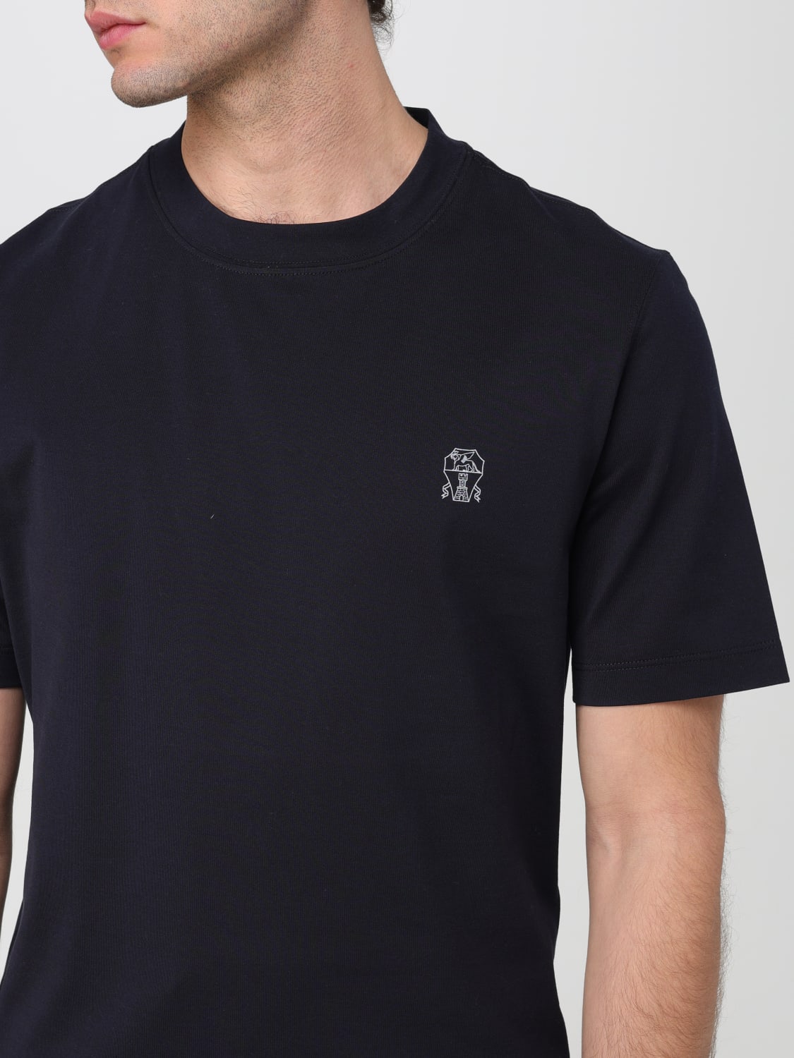 BRUNELLO CUCINELLI T-SHIRT: T-shirt men Brunello Cucinelli, Navy - Img 5