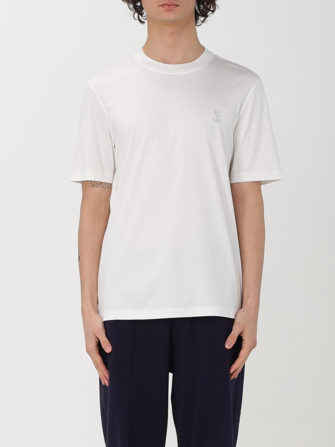Tシャツ・カットソー BRUNELLO CUCINELLI Men T-shirt White M0B138440 C6159 BRUNELLO CUCINELLI: T-shirt men - White 1 | Brunello