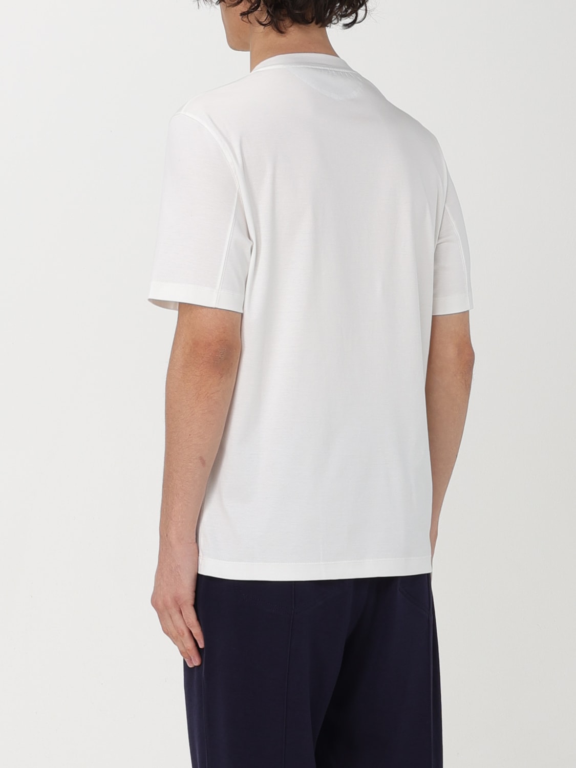 BRUNELLO CUCINELLI T-SHIRT: T-shirt men Brunello Cucinelli, White 1 - Img 3