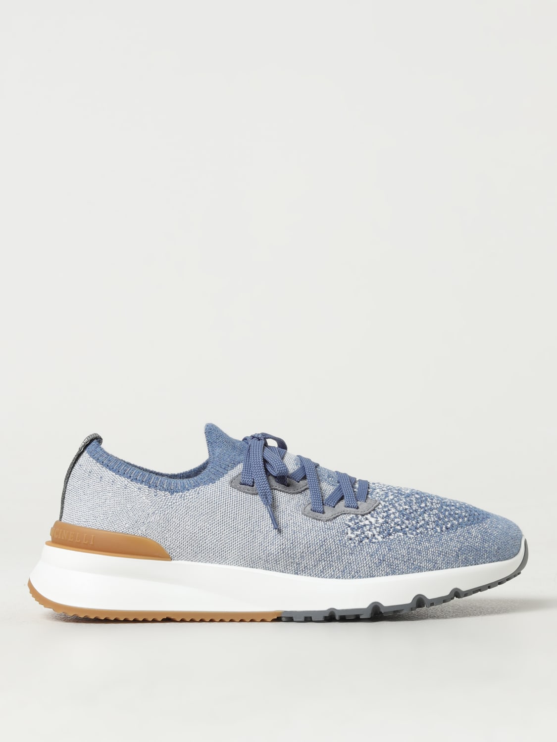 BRUNELLO CUCINELLI: Sneakers men - Gnawed Blue | Brunello
