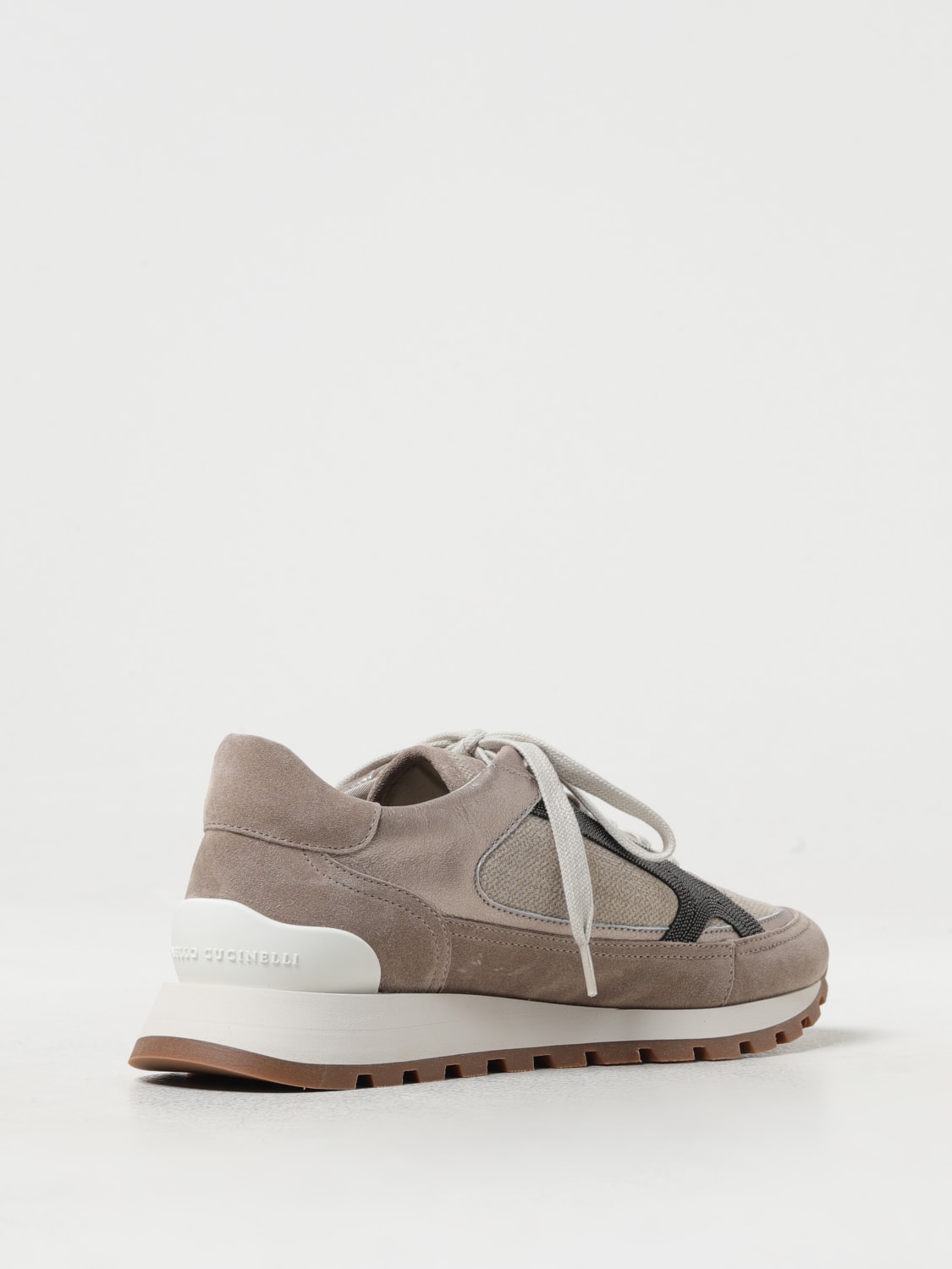 BRUNELLO CUCINELLI SNEAKERS: Sneakers woman Brunello Cucinelli, Beige - Img 3