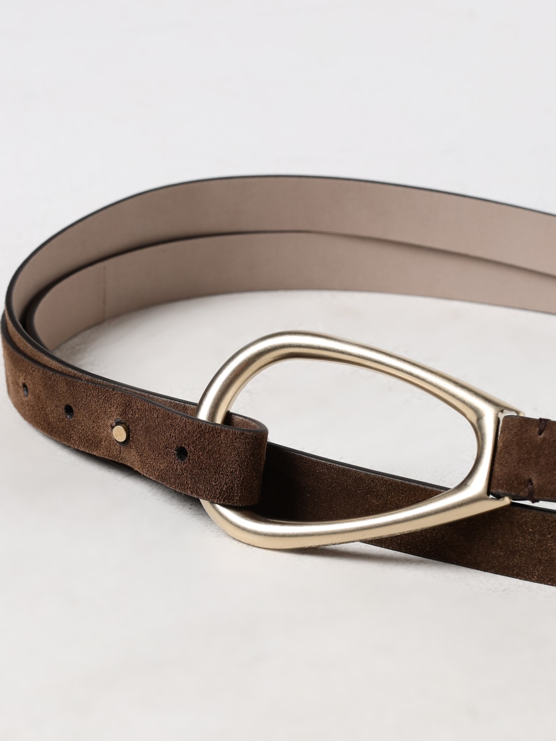 BRUNELLO CUCINELLI BELT: Belt woman Brunello Cucinelli, Beige - Img 2