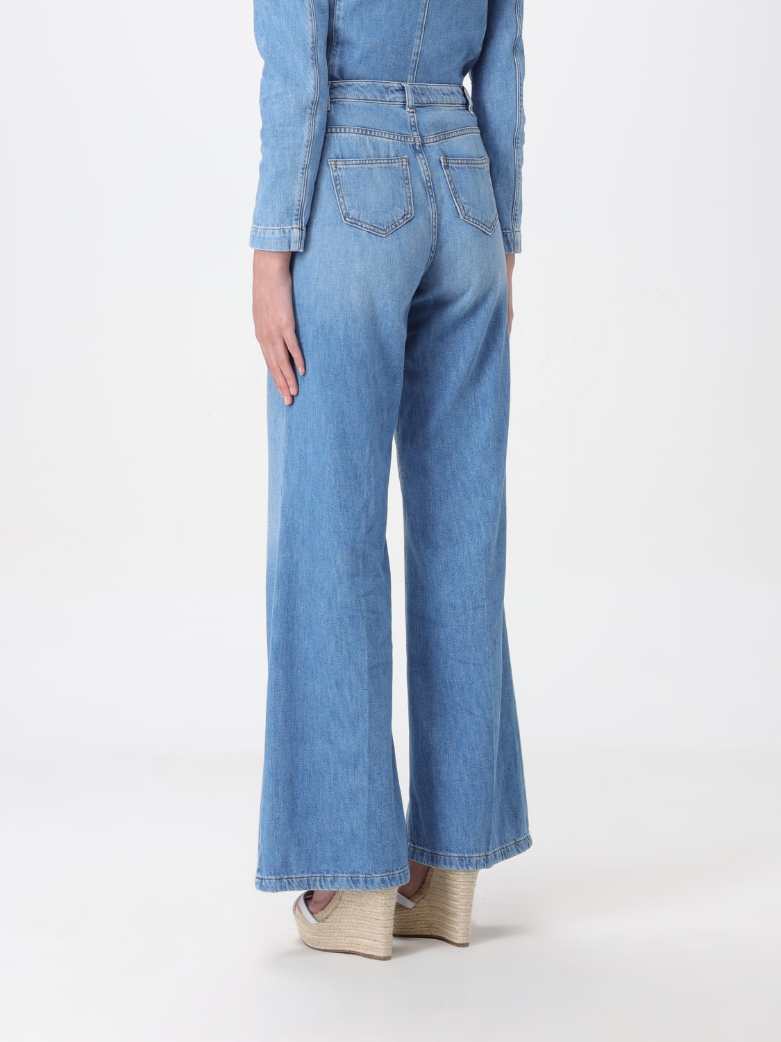 TWINSET JEANS: Jeans Twinset in denim , Sstw - Img 3