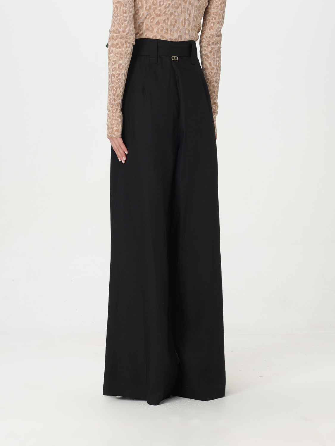 TWINSET: Pants woman - Black | Twinset pants 241TP2522