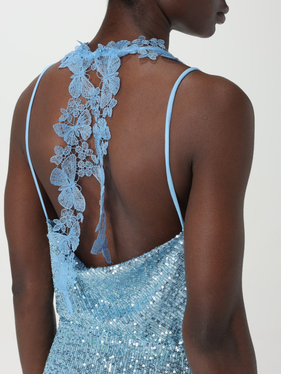 ERMANNO SCERVINO LIFE: Dress woman - Gnawed Blue | Ermanno