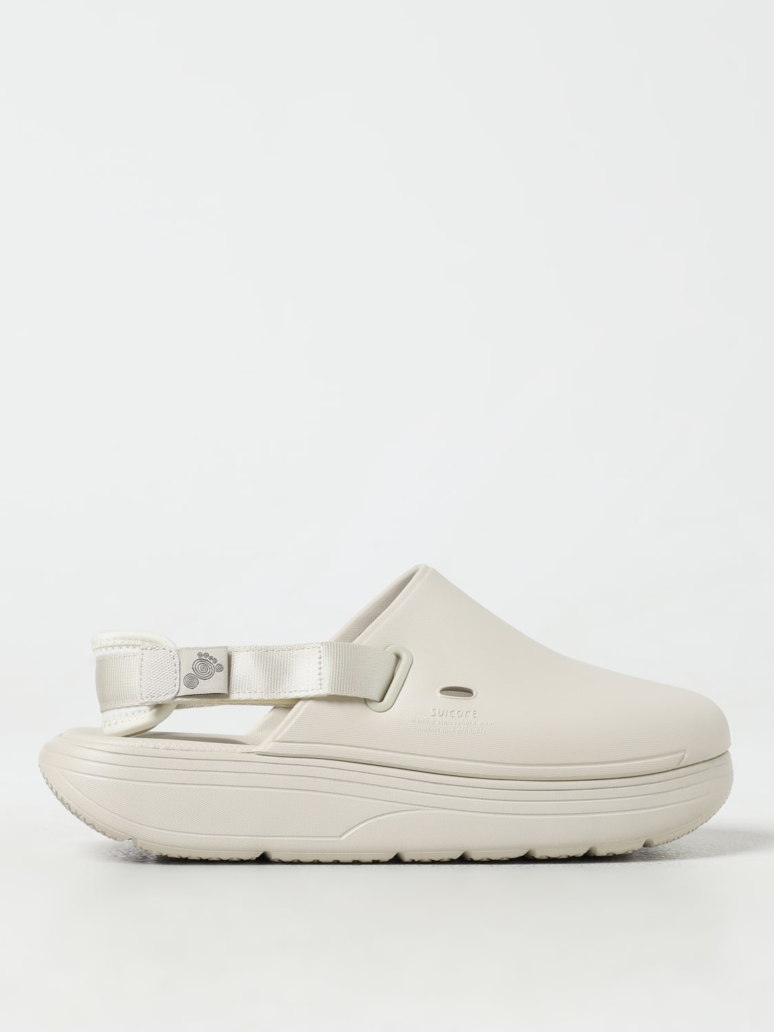 SUICOKE FLAT SHOES: Shoes woman Suicoke, White - Img 1