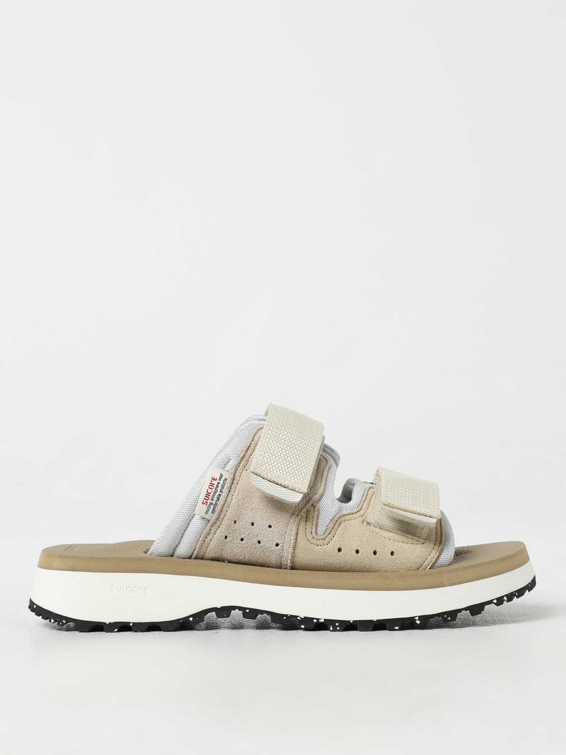 SUICOKE FLAT SANDALS: Shoes woman Suicoke, Beige - Img 1