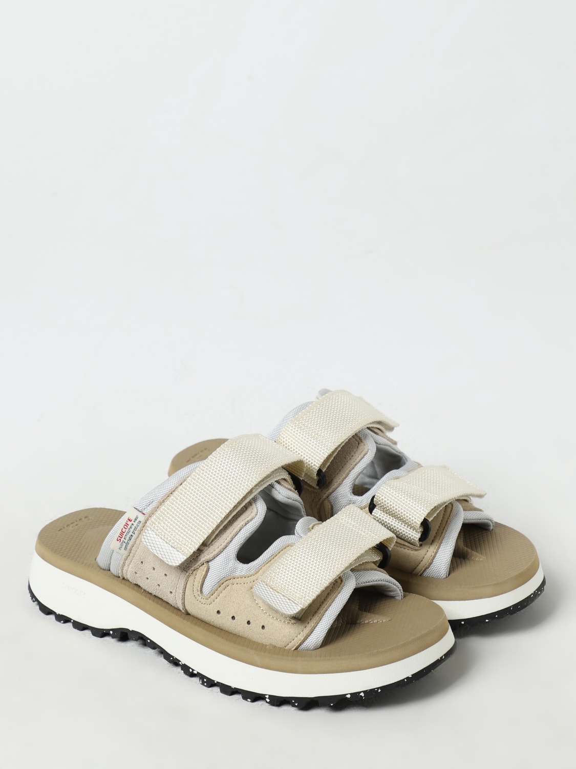 SUICOKE SANDALES PLATES: Chaussures femme Suicoke, Beige - Img 2