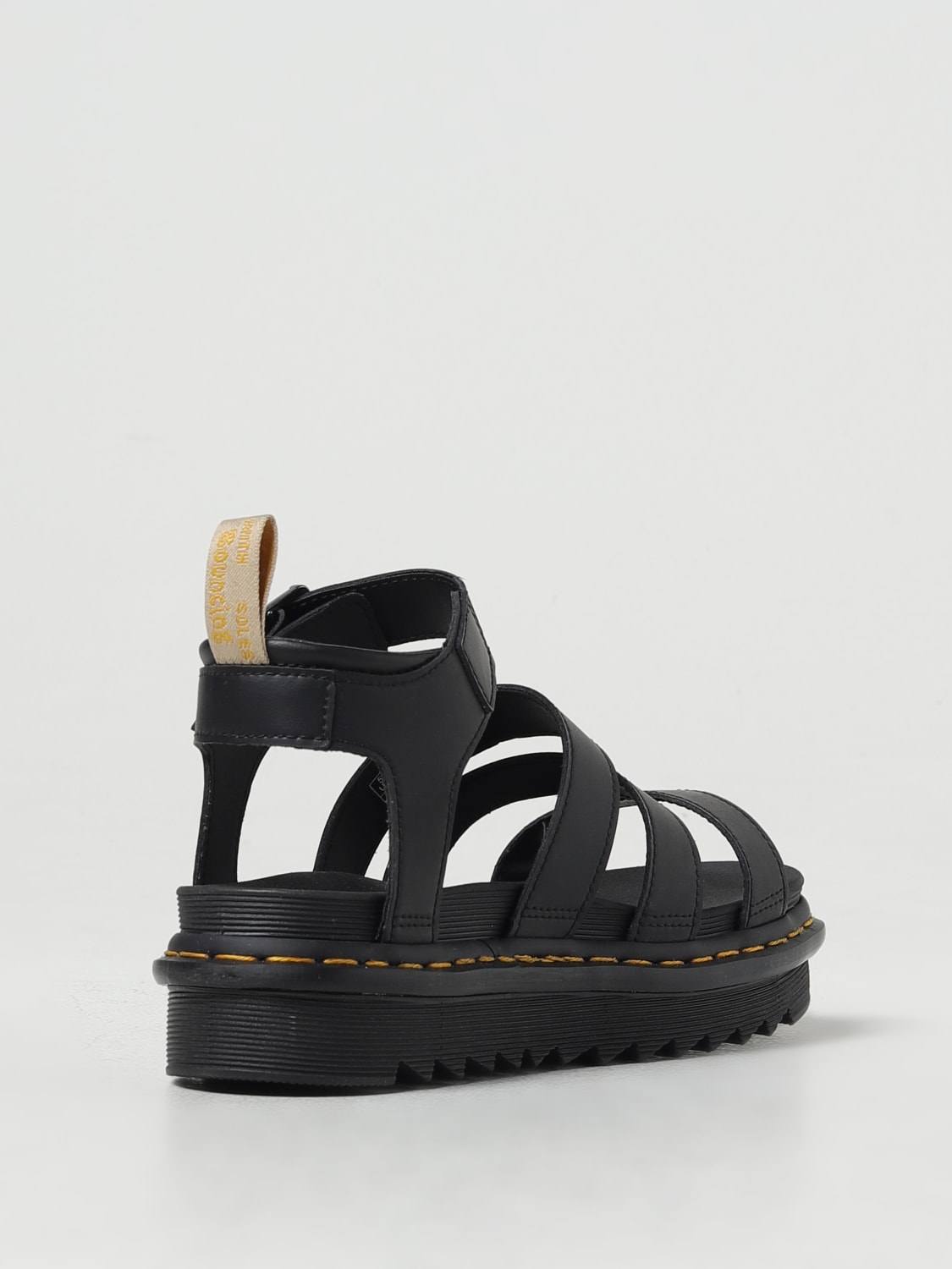 DR. MARTENS FLAT SANDALS: Shoes woman Dr. Martens, Black - Img 3