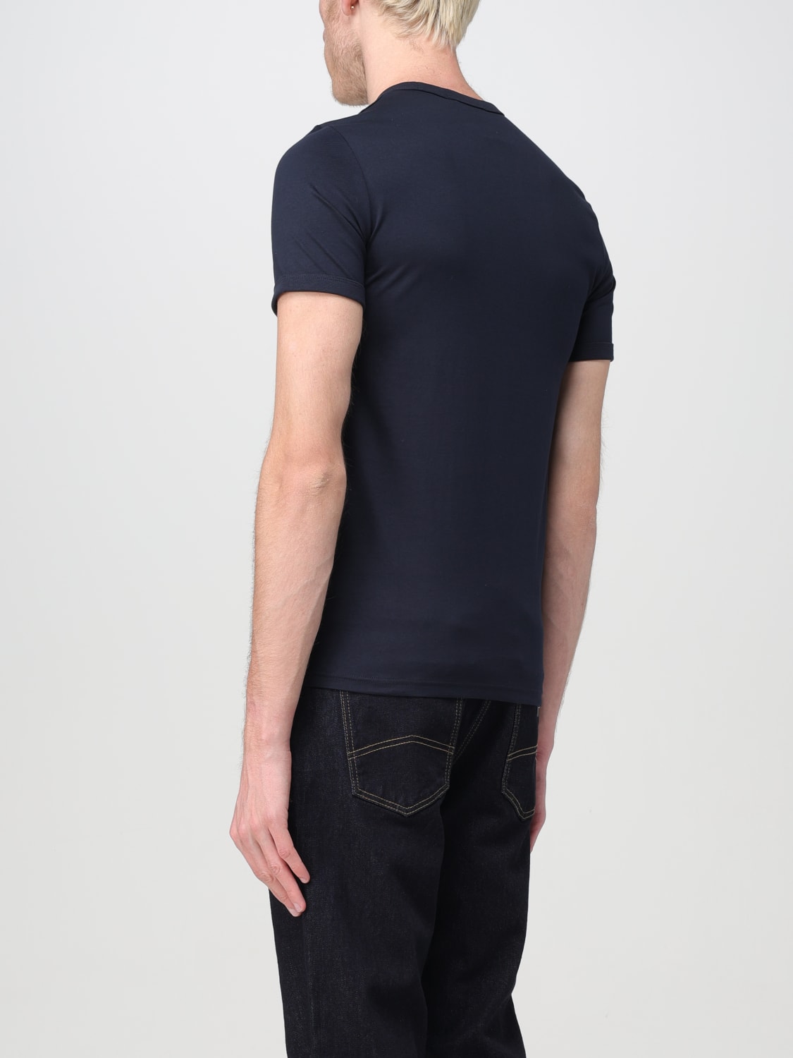 FRED PERRY T-SHIRT: T-shirt men Fred Perry, Navy - Img 2