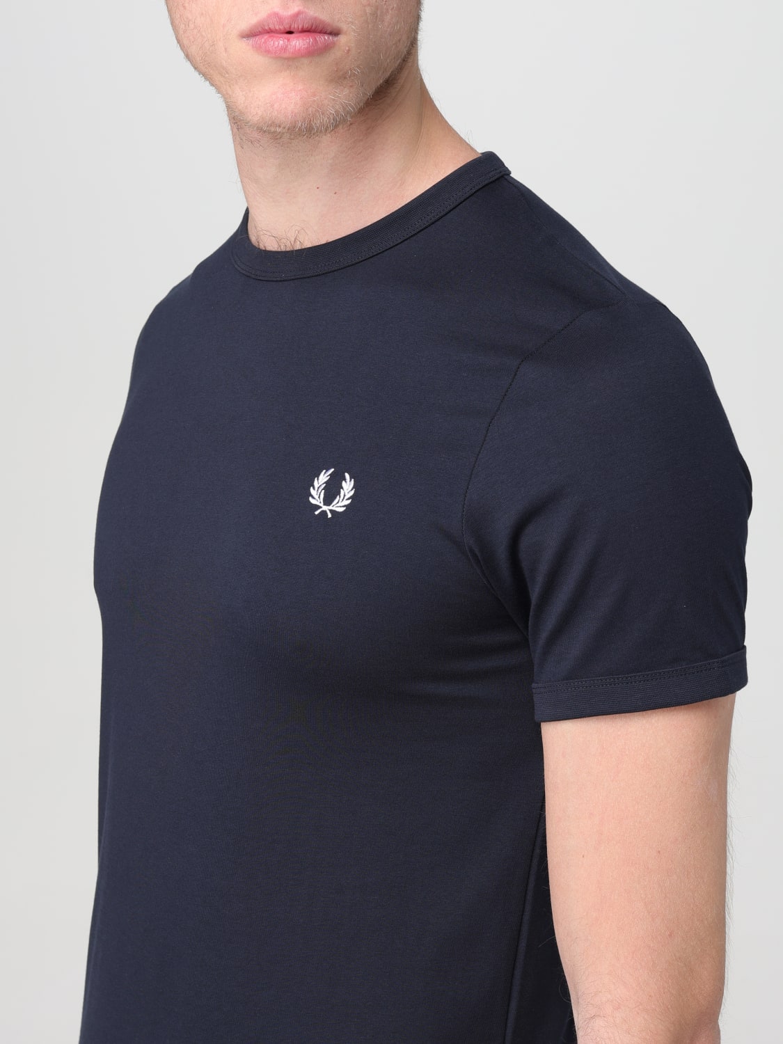 FRED PERRY T-SHIRT: T-shirt men Fred Perry, Navy - Img 3
