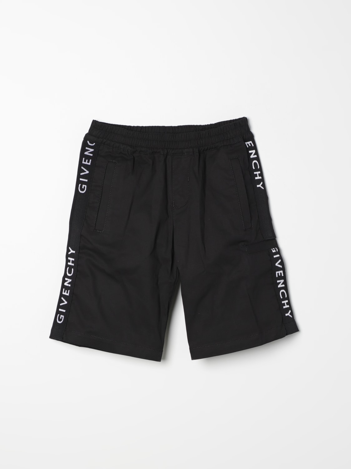 GIVENCHY ショートパンツ: ショートパンツ ボーイ Givenchy, ブラック - Img 1