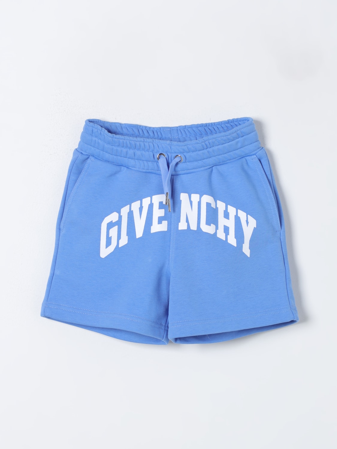 GIVENCHY Shorts kids Blue Givenchy shorts H30137 online at GIGLIO.COM