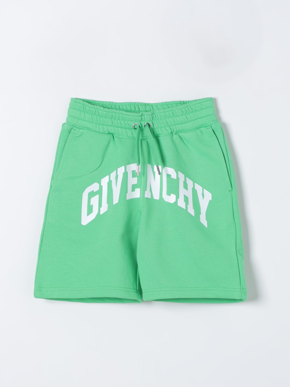 GIVENCHY Shorts kids Green Givenchy shorts H30137 online at GIGLIO.COM