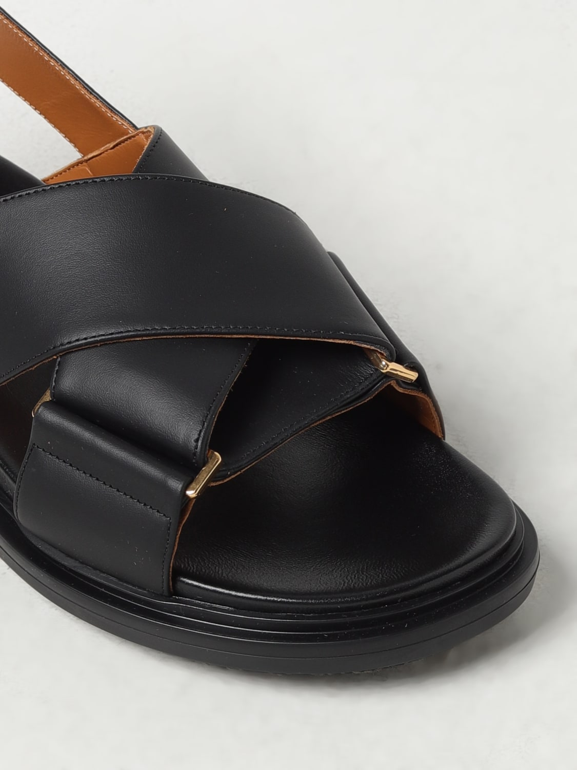 シューズ・サンダルその他 MARNI Woman Flat sandals Black FBMS005801P9093 00N99 MARNI: Shoes woman - Black | Marni flat sandal