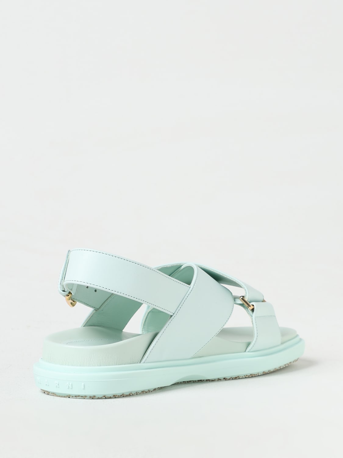 MARNI FLAT SANDALS: Shoes woman Marni, Gnawed Blue - Img 3