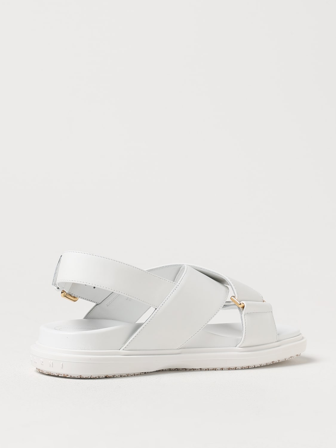 MARNI FLAT SANDALS: Shoes woman Marni, White 1 - Img 3