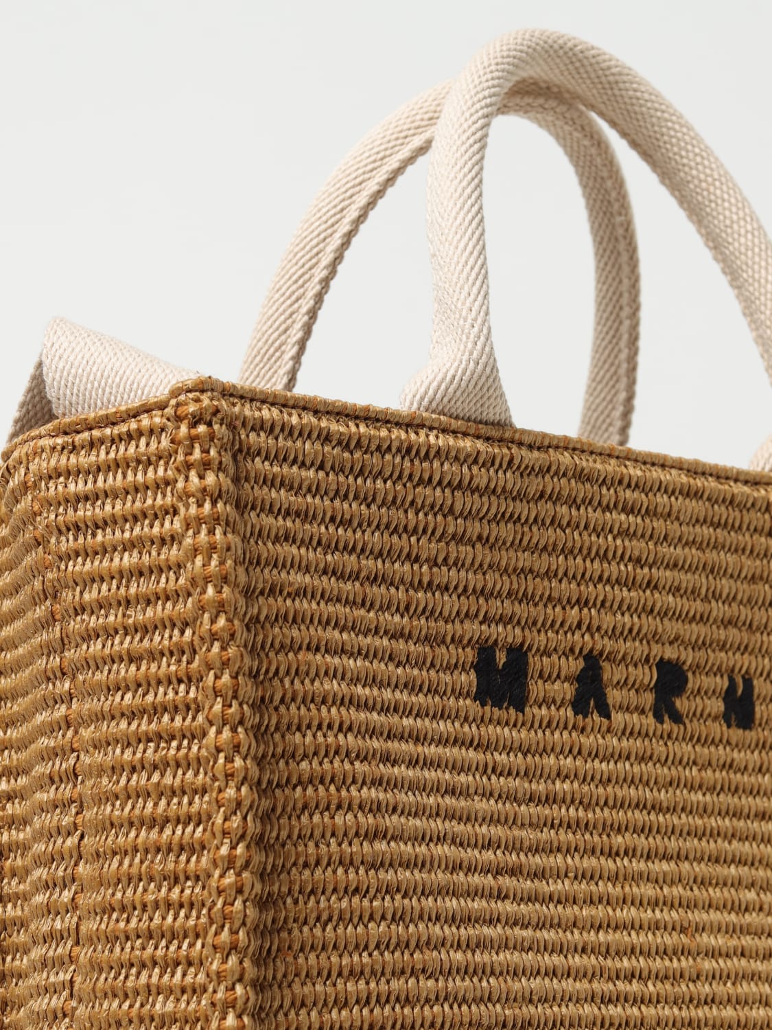 MARNI: Shoulder bag woman - Natural | Marni handbag