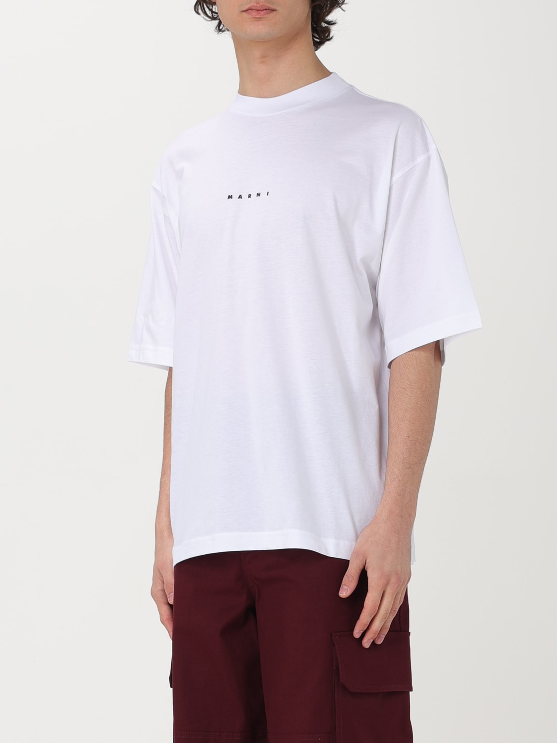 MARNI:Tシャツ メンズ - ホワイト | GIGLIO.COMオンラインの MARNI:Tシャツ メンズ - ホワイト | GIGLIO.COMオンラインの