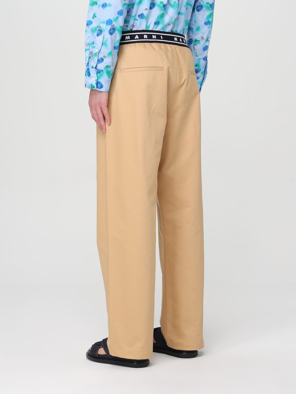 MARNI PANTS: Pants men Marni, Cream - Img 3