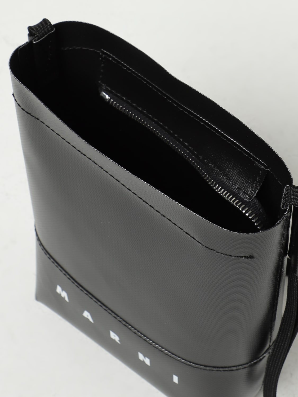 MARNI SHOULDER BAG: Bags men Marni, Black - Img 4