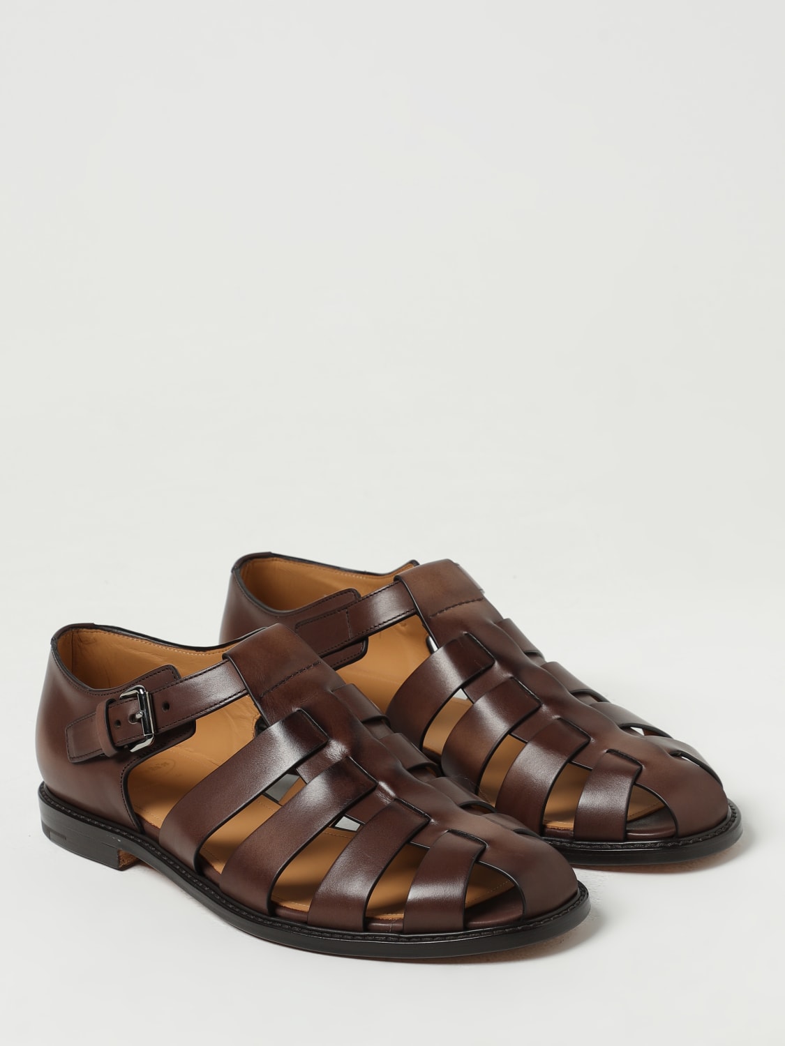 CHURCH'S SANDALEN: Schuhe herren Church's, Braun - Img 2