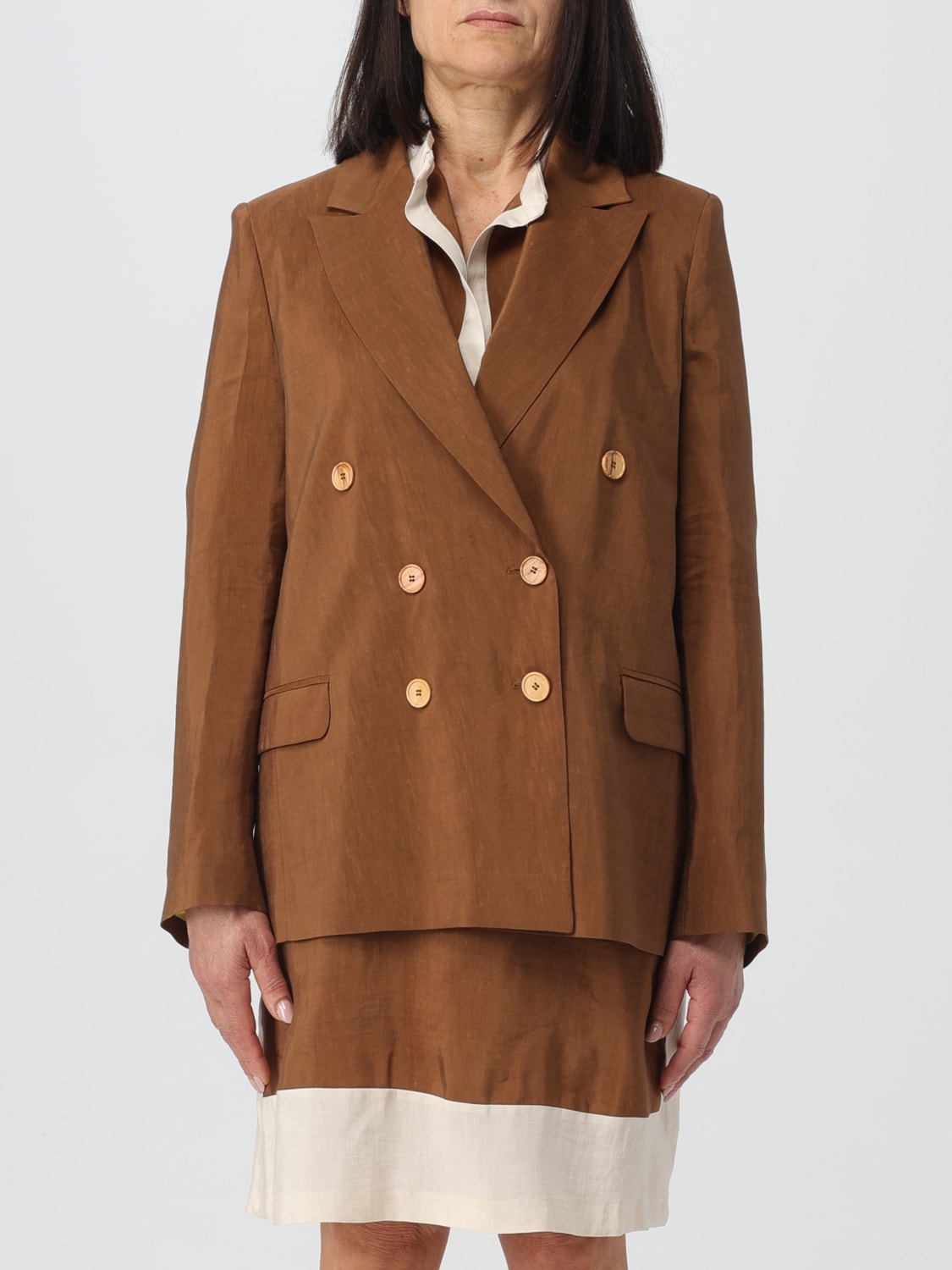 HANITA BLAZER: Blazer woman Hanita, Brown - Img 1