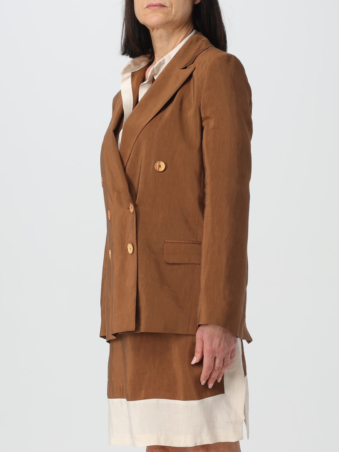 HANITA BLAZER: Blazer woman Hanita, Brown - Img 3