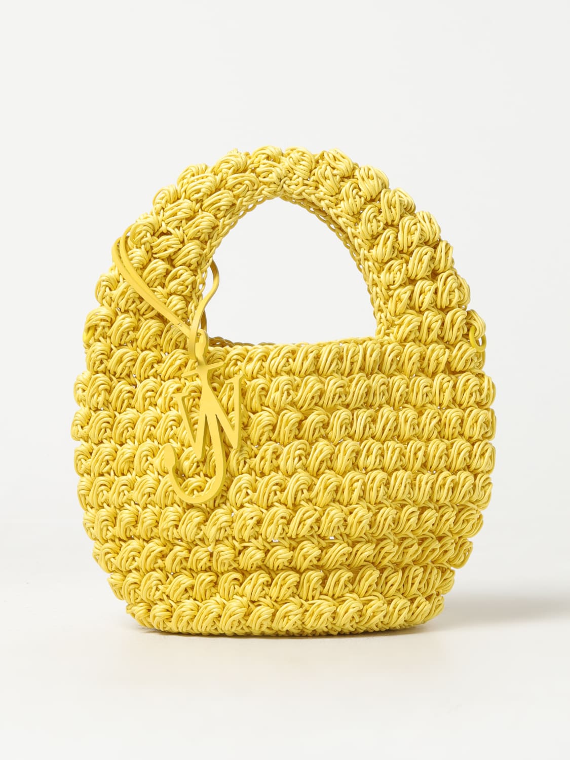 JW ANDERSON SAC PORTÉ MAIN: Sac porté épaule femme Jw Anderson, Jaune - Img 1