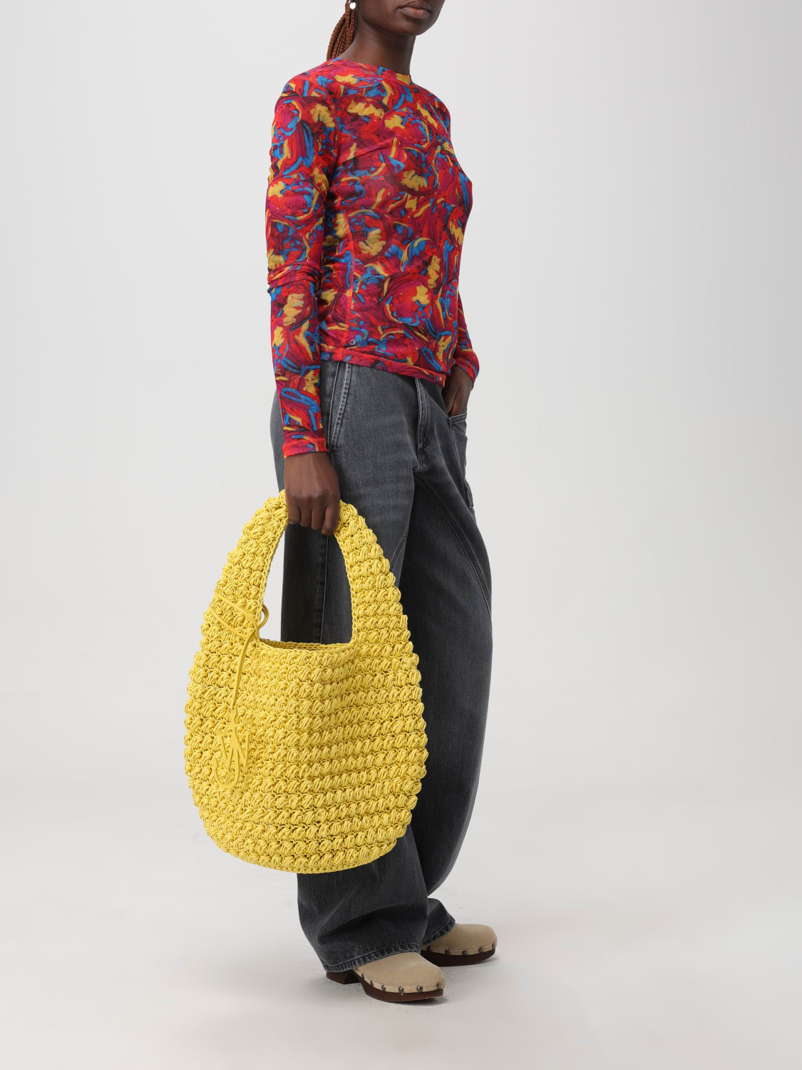 JW ANDERSON BOLSO DE HOMBRO: Bolso de hombro mujer Jw Anderson, Amarillo - Img 2