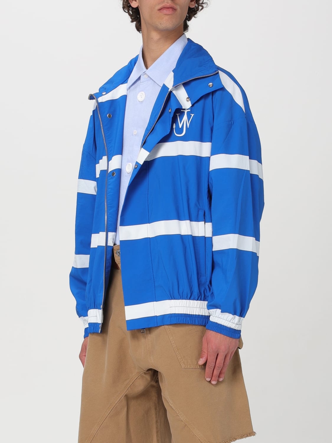 Jw anderson striped jacket best sale