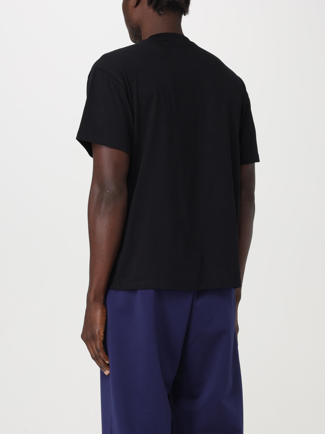 JW ANDERSON T-SHIRT: T-shirt JW Anderson in cotone con logo, Nero - Img 3