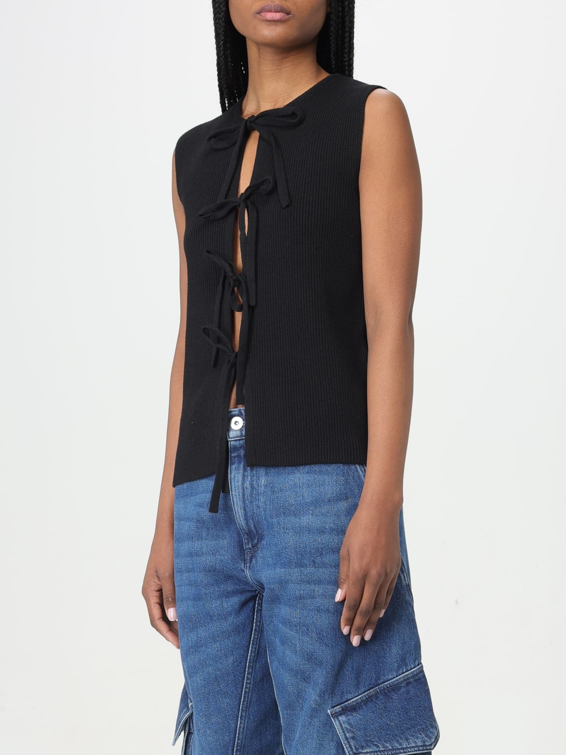 JW ANDERSON TOP E BLUSE: Top e bluse donna Jw Anderson, Nero - Img 4