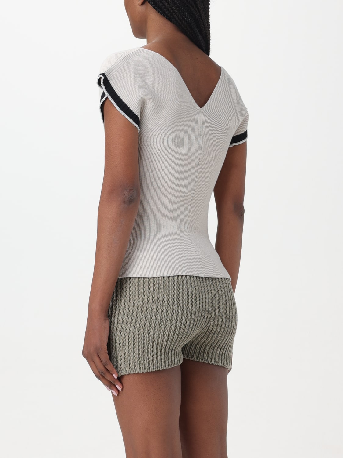 JW ANDERSON SWEATER: Sweater woman Jw Anderson, Dove Grey - Img 3