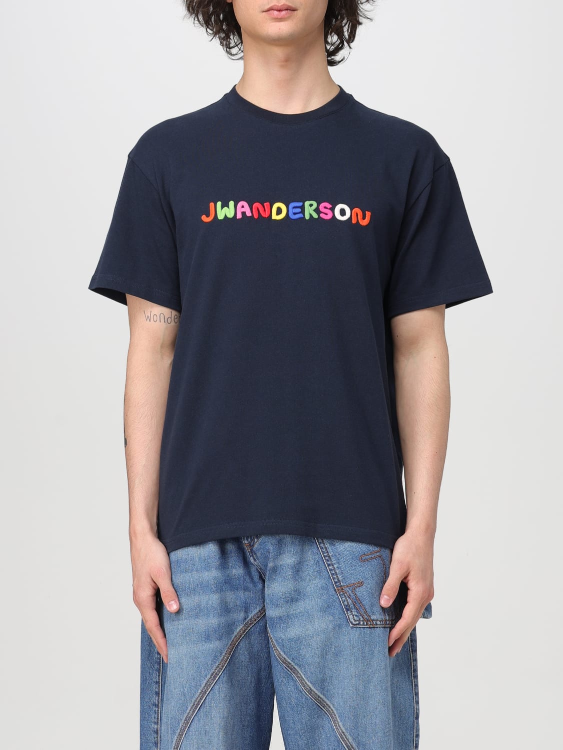 Giglio T-shirt JW Anderson in cotone con logo