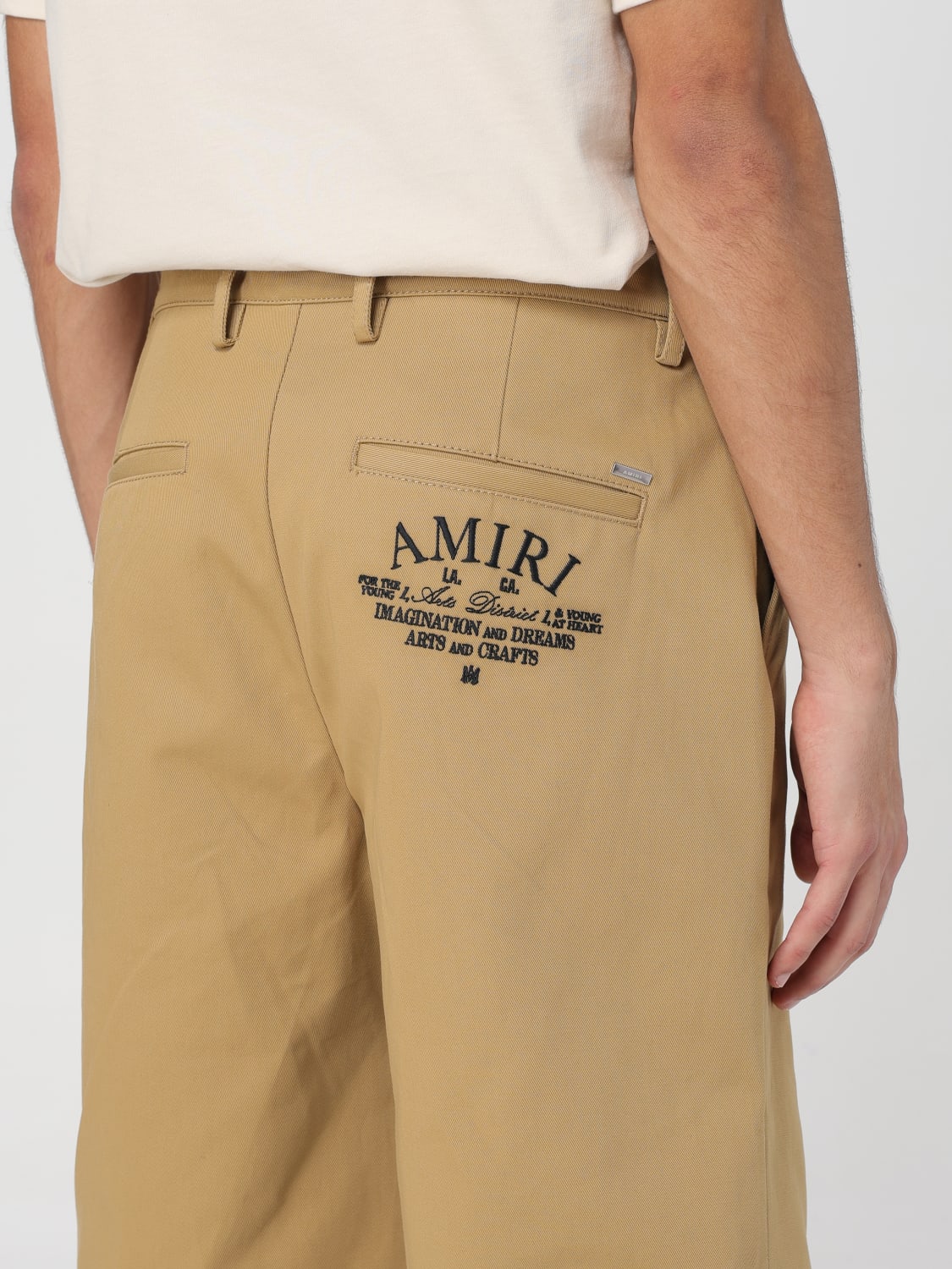 AMIRI SHORT: Short homme Amiri, Beige - Img 5