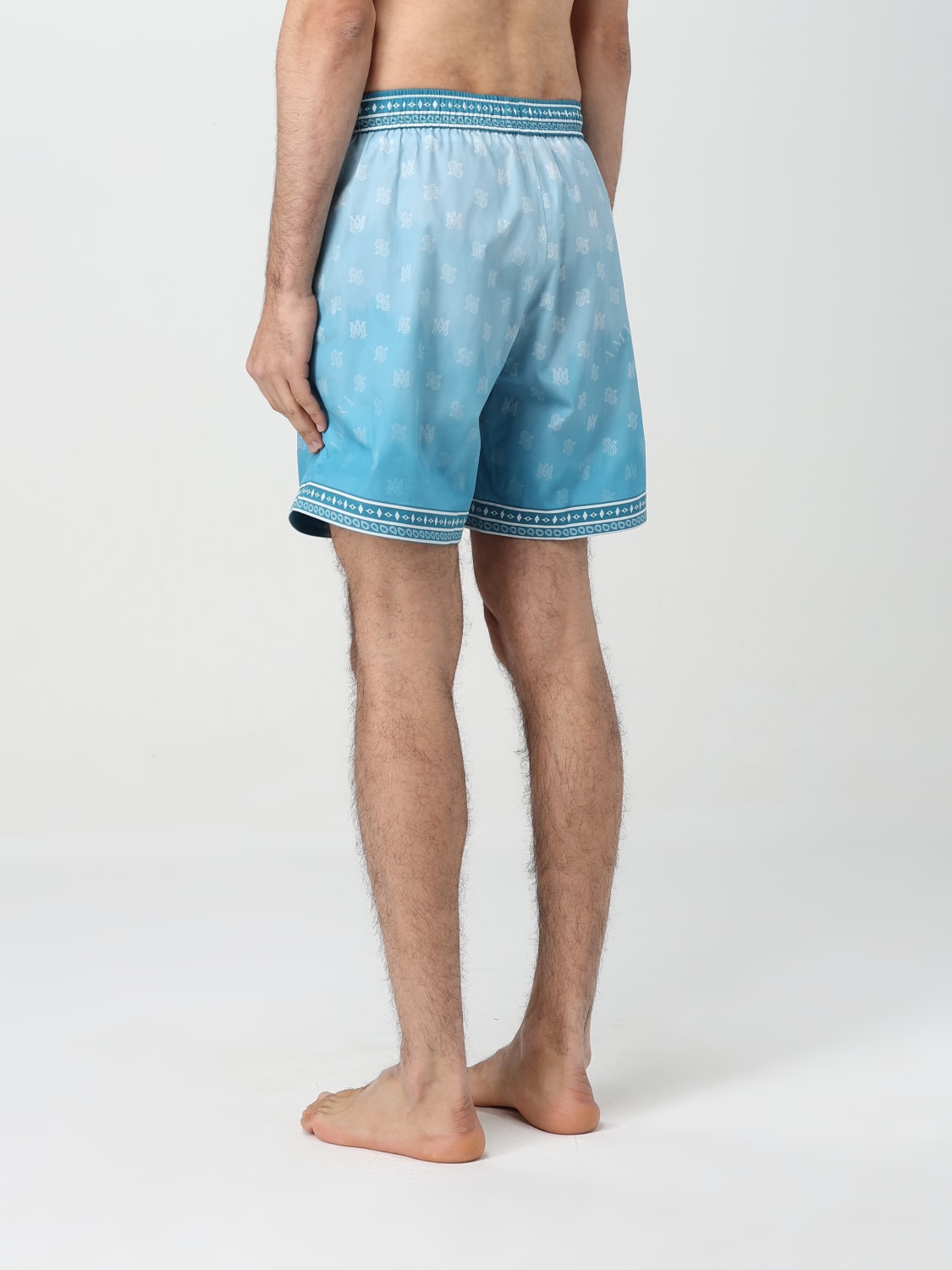 AMIRI SHORT: Short homme Amiri, Bleu Azur - Img 2