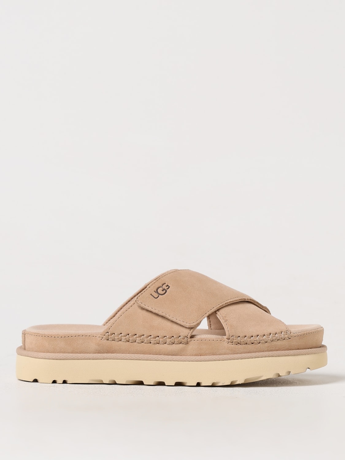 UGG FLAT SANDALS: Shoes woman UGG, Beige - Img 1