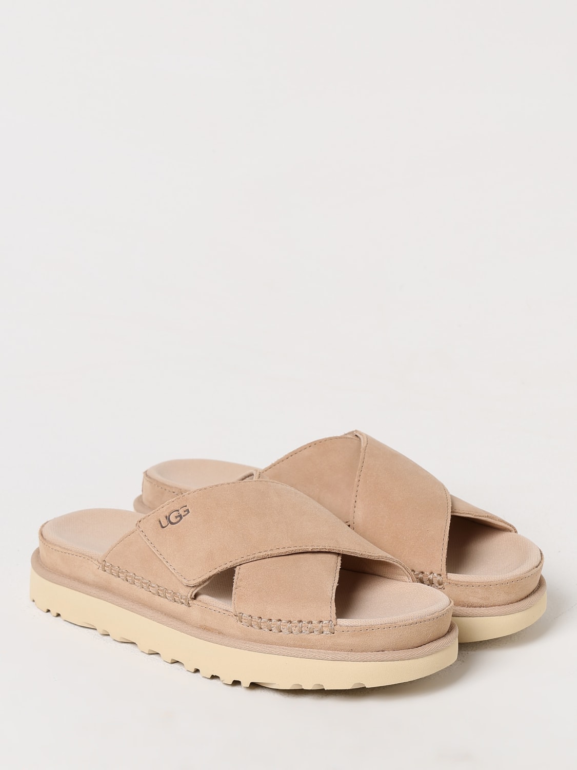 UGG FLAT SANDALS: Shoes woman UGG, Beige - Img 2