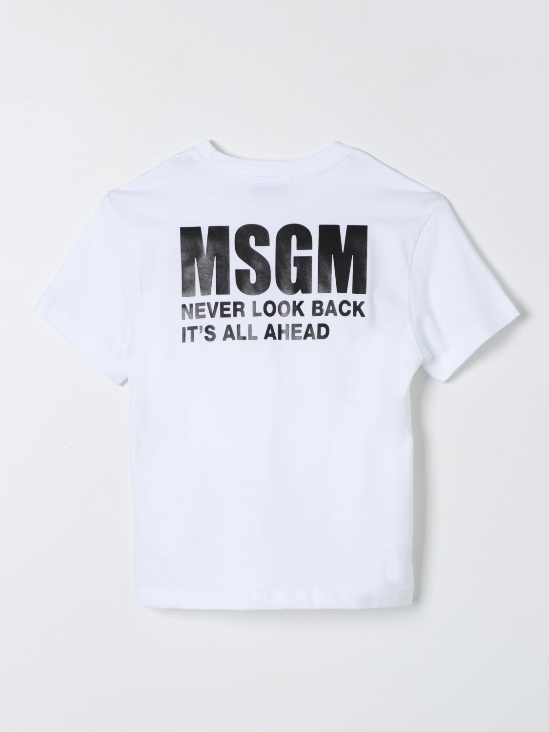 MSGM KIDS T-SHIRT: T-shirt kinder MSGM Kids, Weiß - Img 2