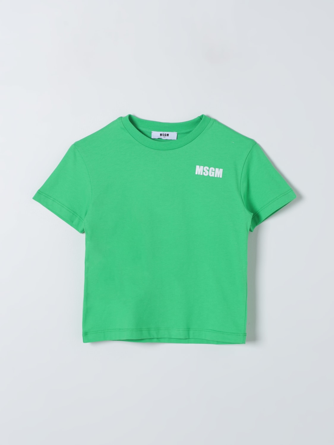 MSGM KIDS T-SHIRT: T-shirt kinder MSGM Kids, Grün - Img 1