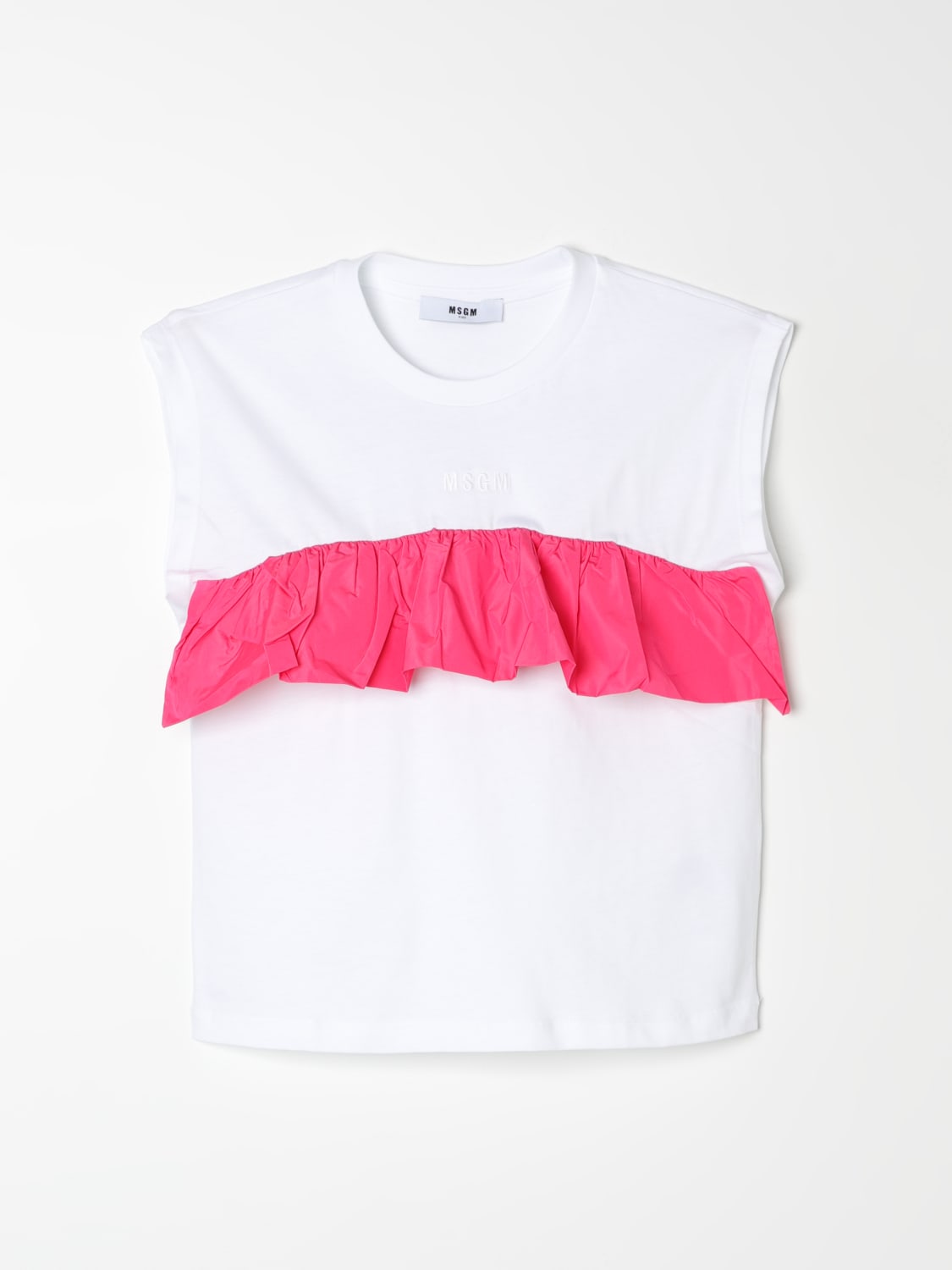 MSGM KIDS Tシャツ: Tシャツ ボーイ MSGM Kids, ホワイト - Img 1