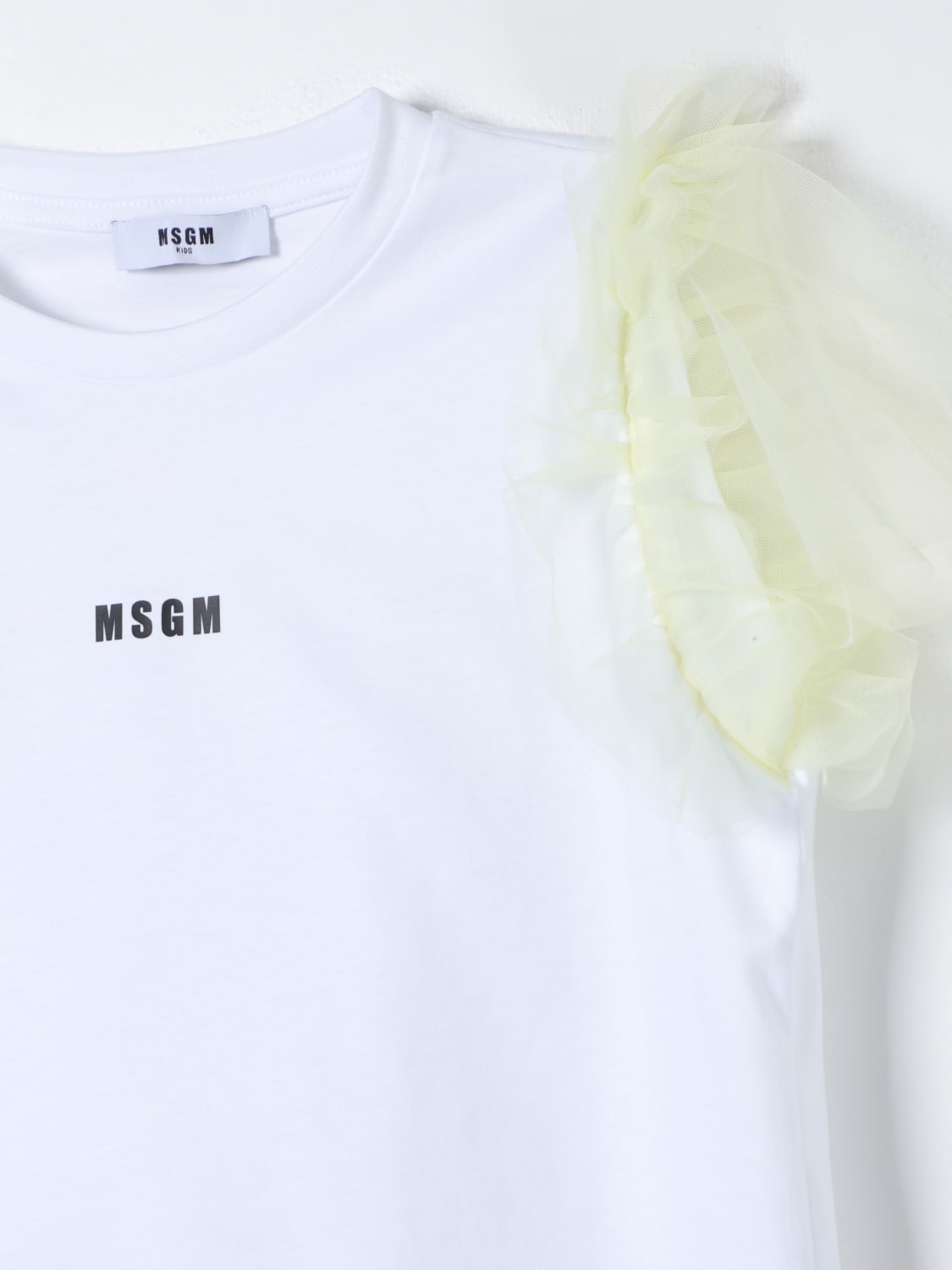 MSGM KIDS 티셔츠: 티셔츠 남아 MSGM Kids, 화이트 - Img 3