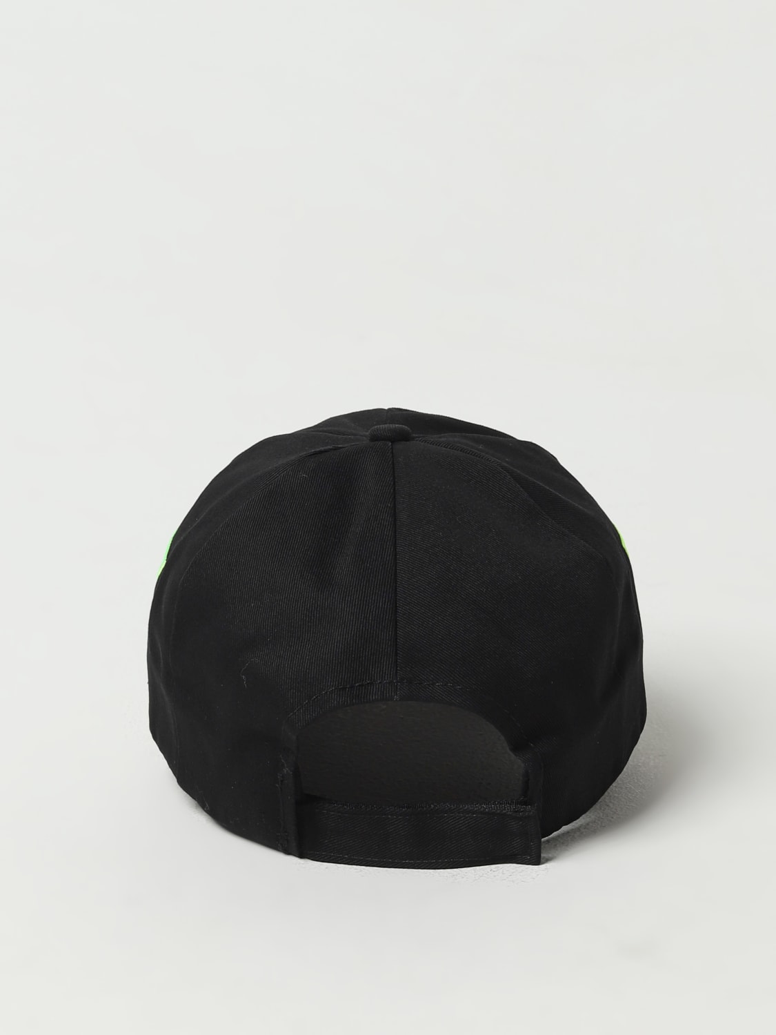 MSGM KIDS CAPPELLO BIMBA: Cappello MSGM Kids in tessuto con logo ricamato , Nero - Img 3