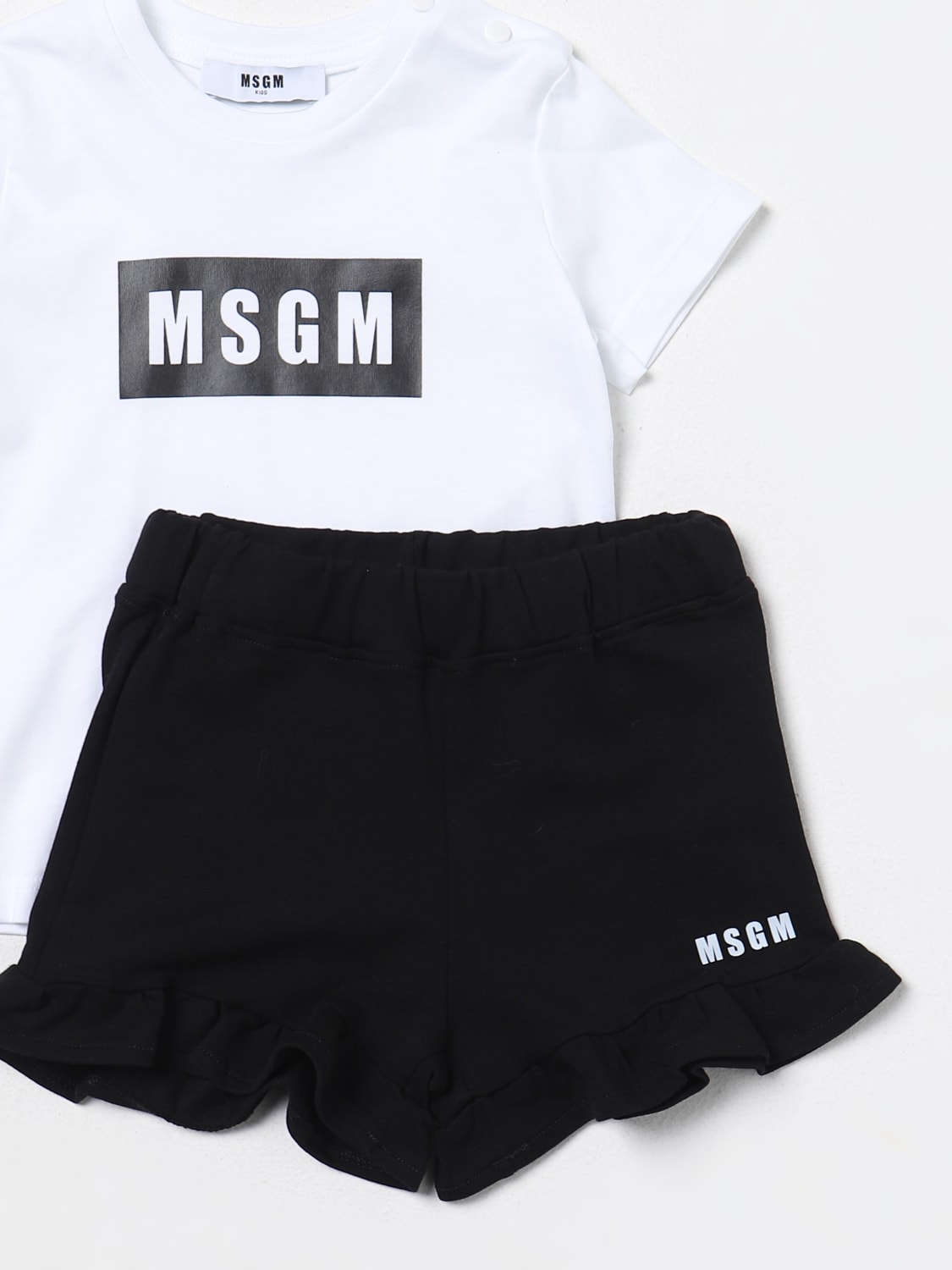 MSGM KIDS ENSEMBLE: Ensemble enfant MSGM Kids, Blanc - Img 3