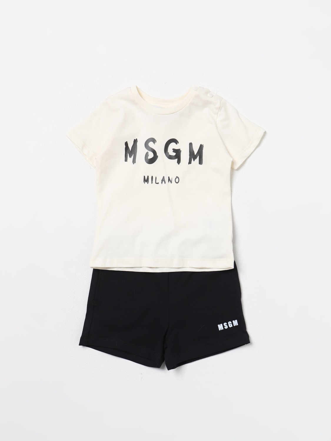 MSGM KIDS 점프수트: 점프수트 남아 MSGM Kids, 크림 - Img 1