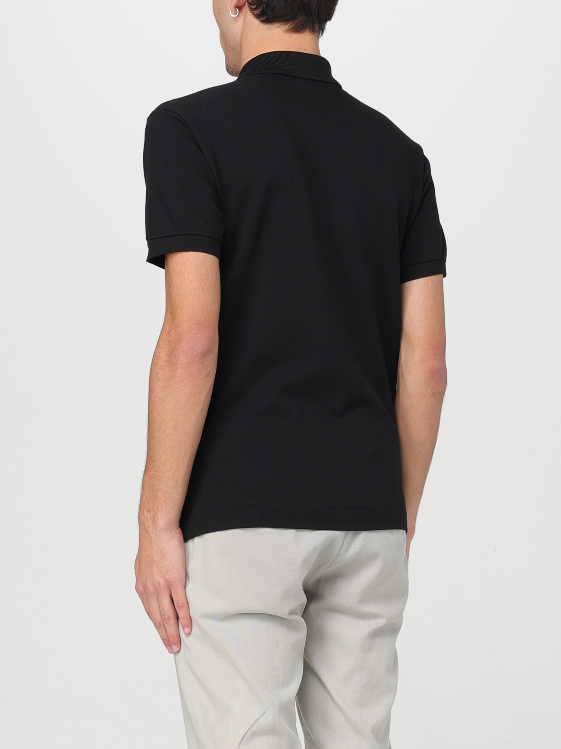 LACOSTE POLO SHIRT: Polo shirt men Lacoste, Black - Img 2