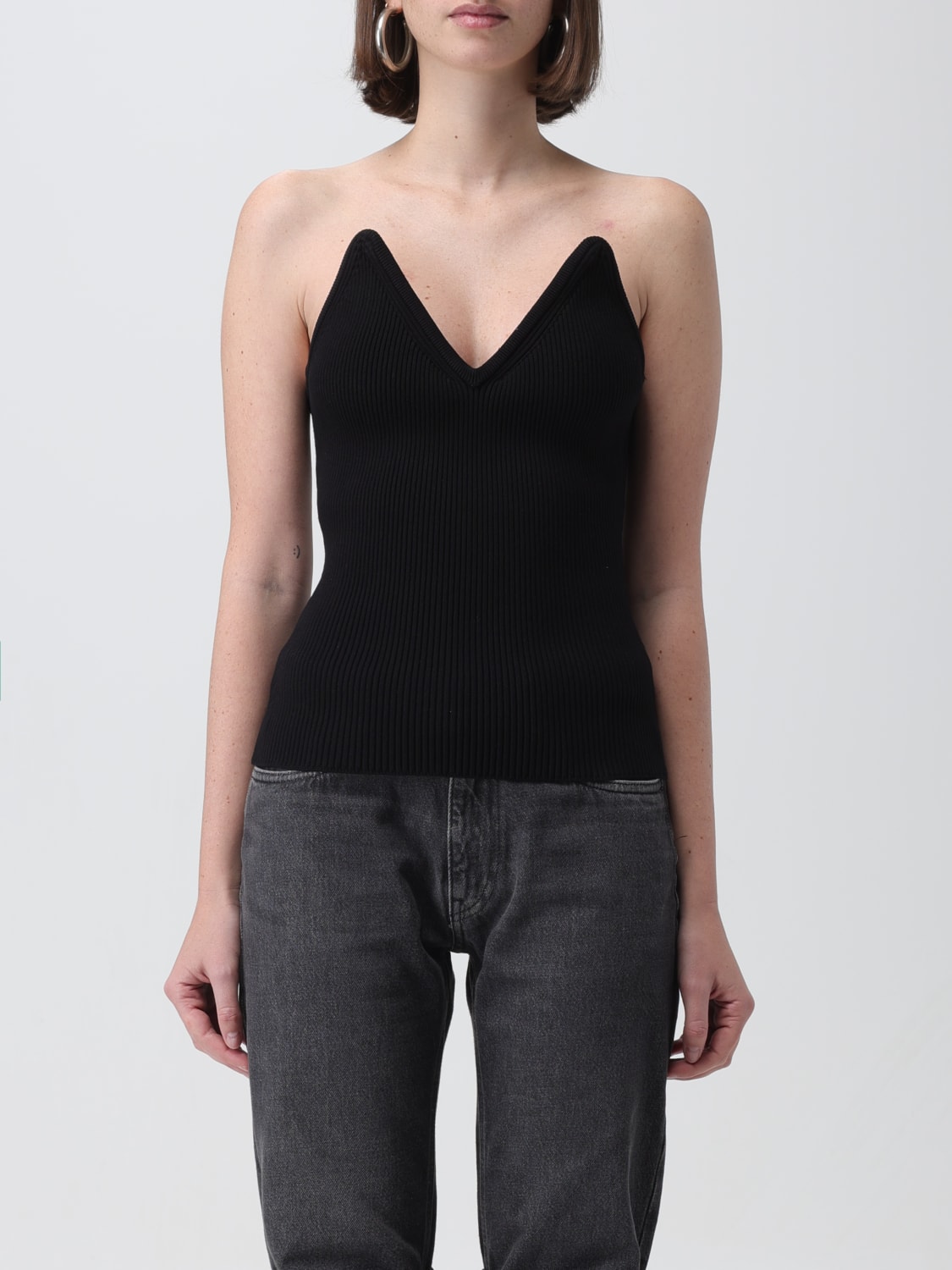 COPERNI TOP: Top woman Coperni, Black - Img 1