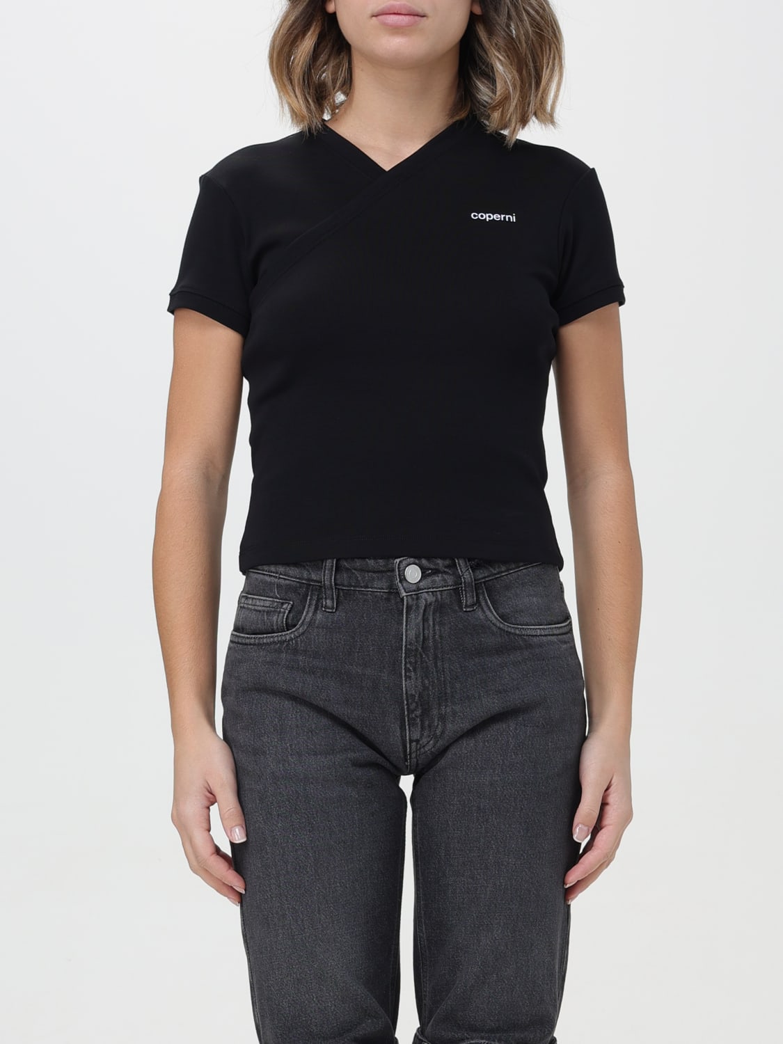 COPERNI CAMISETA: Camiseta mujer Coperni, Negro - Img 1