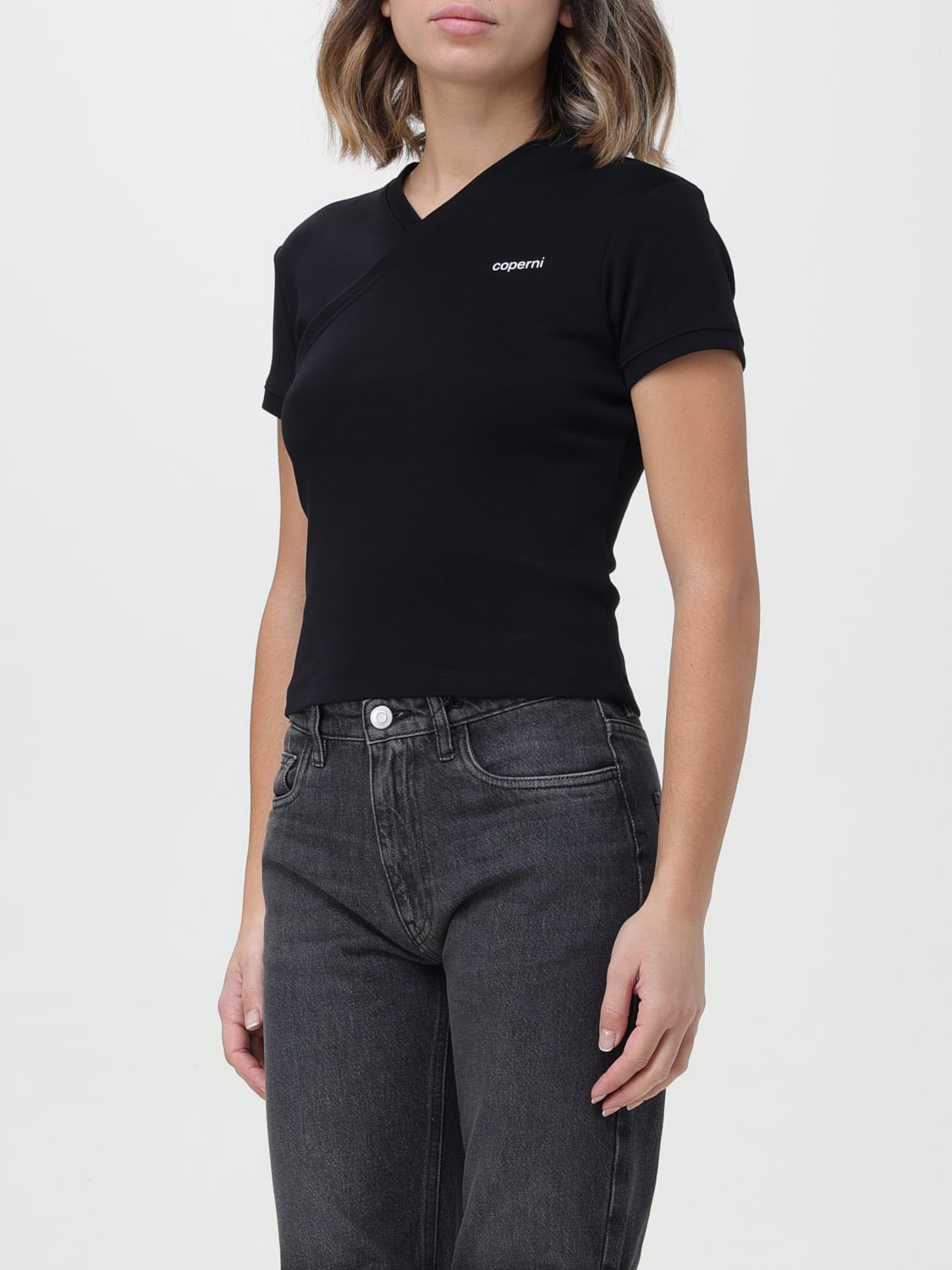 COPERNI CAMISETA: Camiseta mujer Coperni, Negro - Img 4